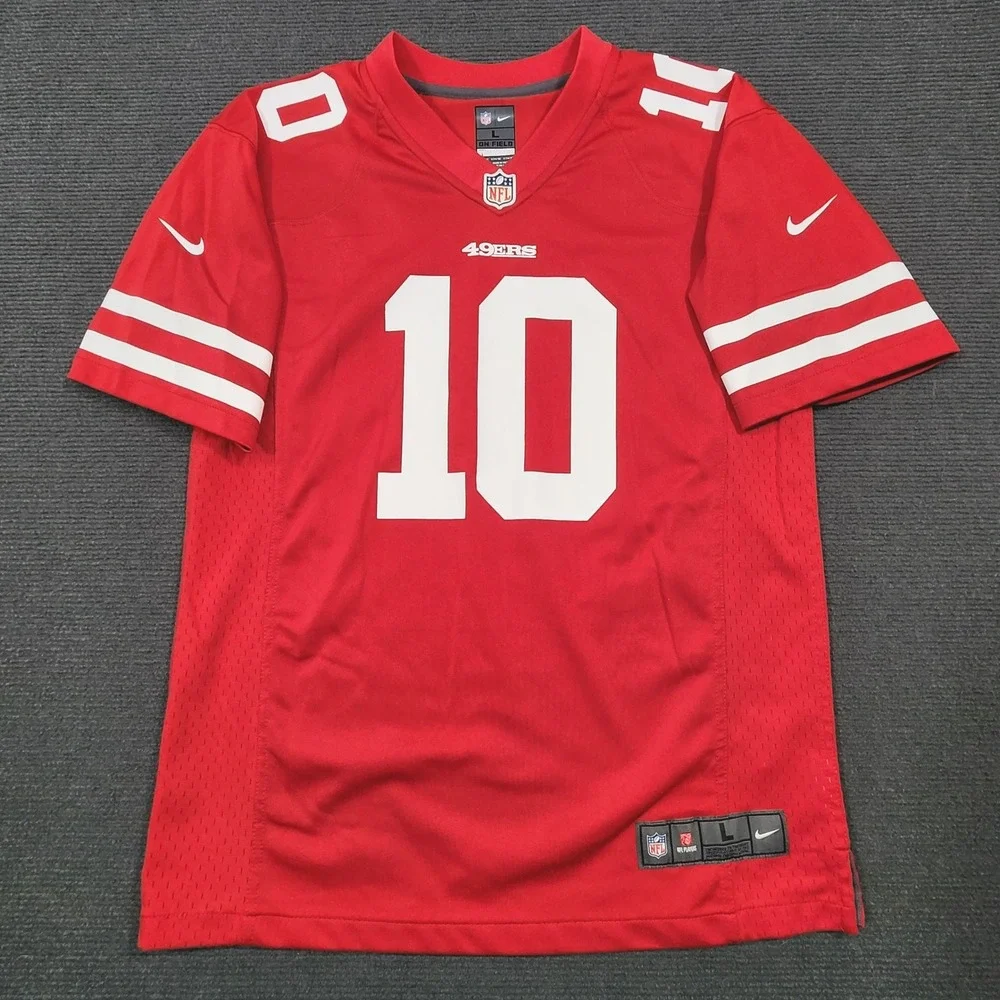 Nike Football Jersey Kids L 14/16 Red #10 Jimmy Garoppolo 49ers NFL On Field